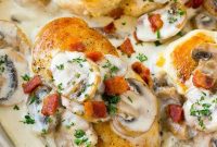 Hearty Mushroom Chicken Skillet