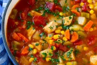 Fiesta Chicken Soup