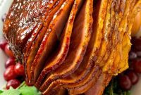 Caramelized Brown Sugar Smoked Ham