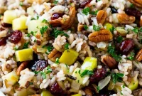 Jeweled Cranberry Pecan Pilaf