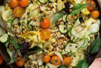 Light Zucchini Fettuccine Alfredo
