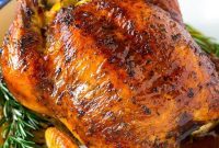 Aromatic Garlic Herb Roasted Chicken