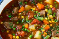 Beef and Vegetable Medley Soup