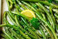 Savory Roasted Green Beans