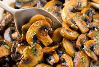 Sizzling Garlic Butter Mushrooms