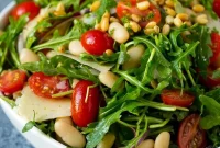 Zesty Arugula and White Bean Salad