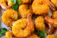 Golden Crispy Coconut Shrimp