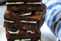Fudgy Oreo Brownies