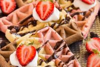 Striped Neapolitan Waffles