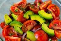 Vibrant Tomato Avocado Salad