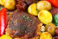 Rustic Spanish Chicken and Potatoes