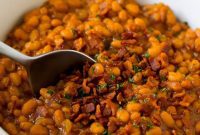 Slow Cooker Sweet & Smoky Baked Beans