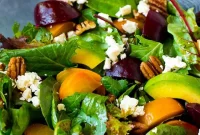 Vibrant Beet, Avocado, and Feta Salad