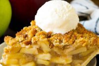 Golden Dutch Apple Crumb Pie