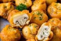Crispy Golden Fried Mushrooms