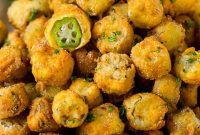 Perfectly Crispy Fried Okra