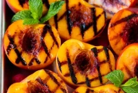Cinnamon Grilled Peaches