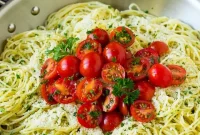 Aromatic Garlic Herb Angel Hair