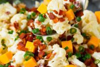 Smoky Bacon Cauliflower Crunch