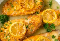 Golden Lemon Chicken Perfection