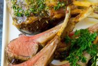 Garlic Rosemary Crusted Rack of Lamb