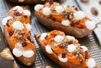 Decadent Double Baked Sweet Potatoes
