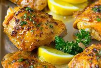 Crispy Baked Chicken Thighs