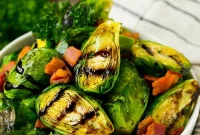 Sticky Balsamic Glazed Brussels