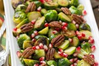 Jeweled Brussels Sprouts with Pomegranate