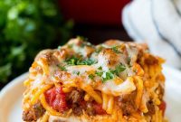 Opulent Spaghetti Casserole