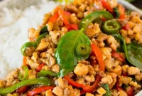 Spicy Thai Basil Chicken Stir-Fry