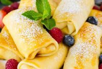 Homemade Cheese Blintzes
