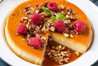 Silken Vanilla Almond Flan