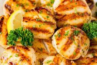 Citrus Herb Grilled Scallops