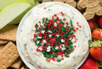 Magical Christmas Cookie Dough Dip