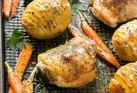 Maple Dijon Chicken with Roasted Root Vegetables