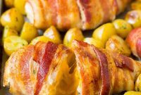 Gourmet Stuffed Chicken Wrapped in Bacon