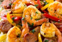 Bayou-Spiced Shrimp & Andouille Pasta