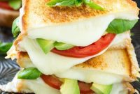 Warm Caprese Panini