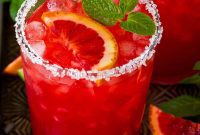 Crimson Sunset Margarita