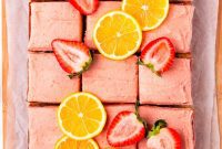 Sunshine Strawberry Lemon Cake