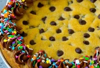 Festive Sprinkle Cookie Cake