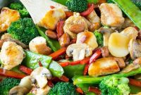 Chicken and Almond Stir-fry