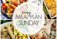 Easy Sunday Meal Planning