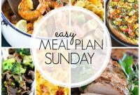 Easy Sunday Meal Planning: Week 58
