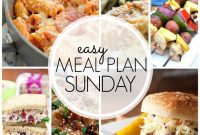 Simple Sunday Meal Planning: Week 59