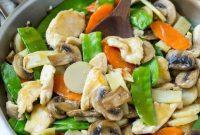 White Jade Chicken with Mushrooms