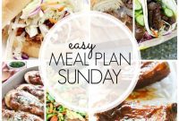 Simple Sunday Meal Planning Week 62