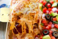 Creamy Chicken Enchilada Bake