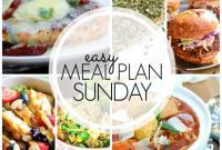 Effortless Sunday Meal Plan: Week 64